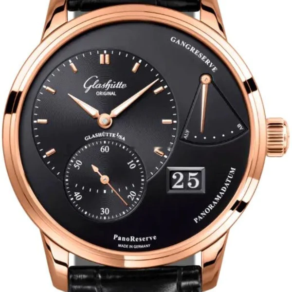 Glashutte Original Pano Matic Lunar Red Gold Men's Watch - Premium Luxury Product