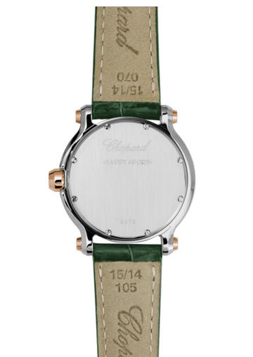 Chopard Happy Sport Stainlees steel and18K Rose Gold & Diamonds Ladies Watch