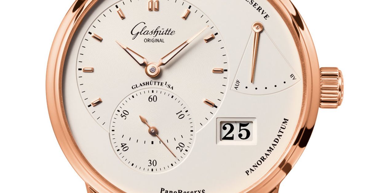 Glashutte Original Pano Matic Lunar Red Gold Men's Watch - Premium Luxury Product