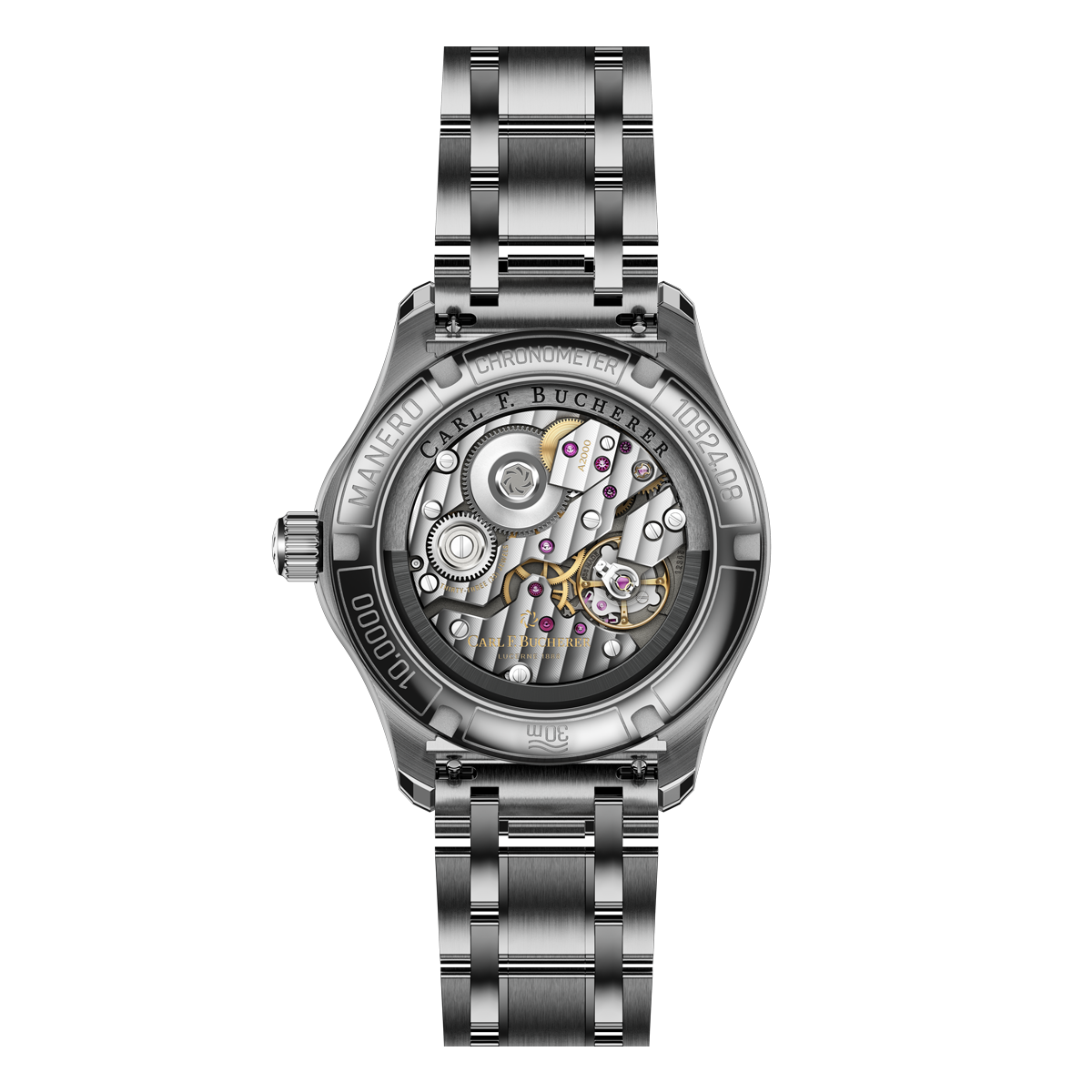 Carl F. Bucherer Manero Chronometer Stainless Steel Men's Watch - Premium Luxury Product