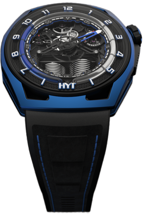 HYT  Hastroid Blue Star Black Titanium & Blue coated Magnesium Men's Watch - Premium Luxury Product