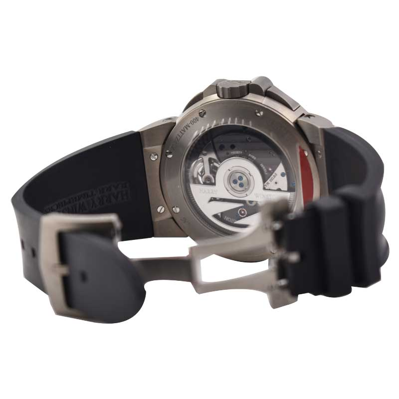 Harry Winston Ocean Project Z5 Tourbillon Dual Time Zalium Men's Watch