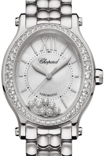 Chopard Happy Sport Oval Stainless Steel & Diamonds Ladies Watch