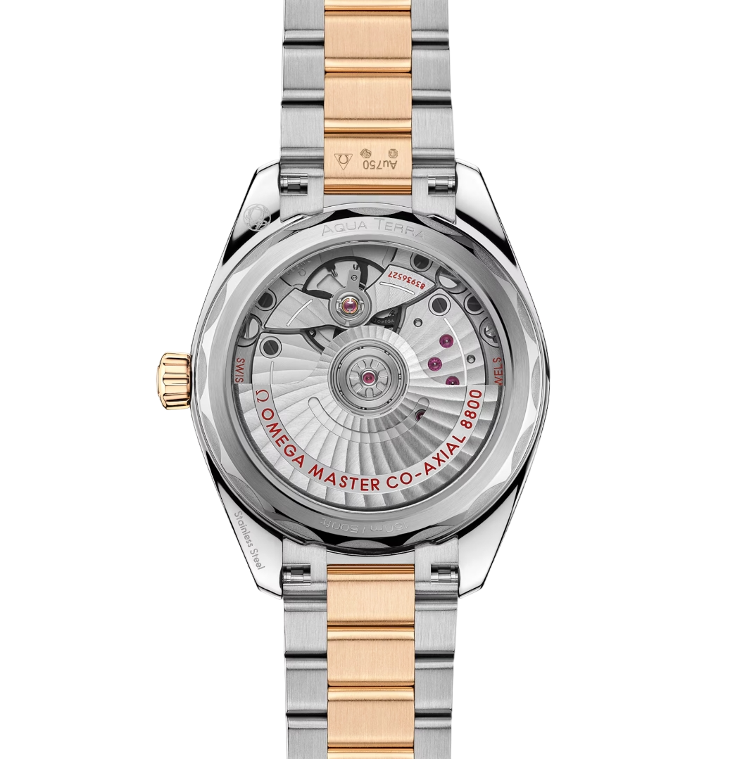 Omega Seamaster Aqua Terra Stainless steel & 18K Moonshine™ gold Lady's Watch - Premium Luxury Product