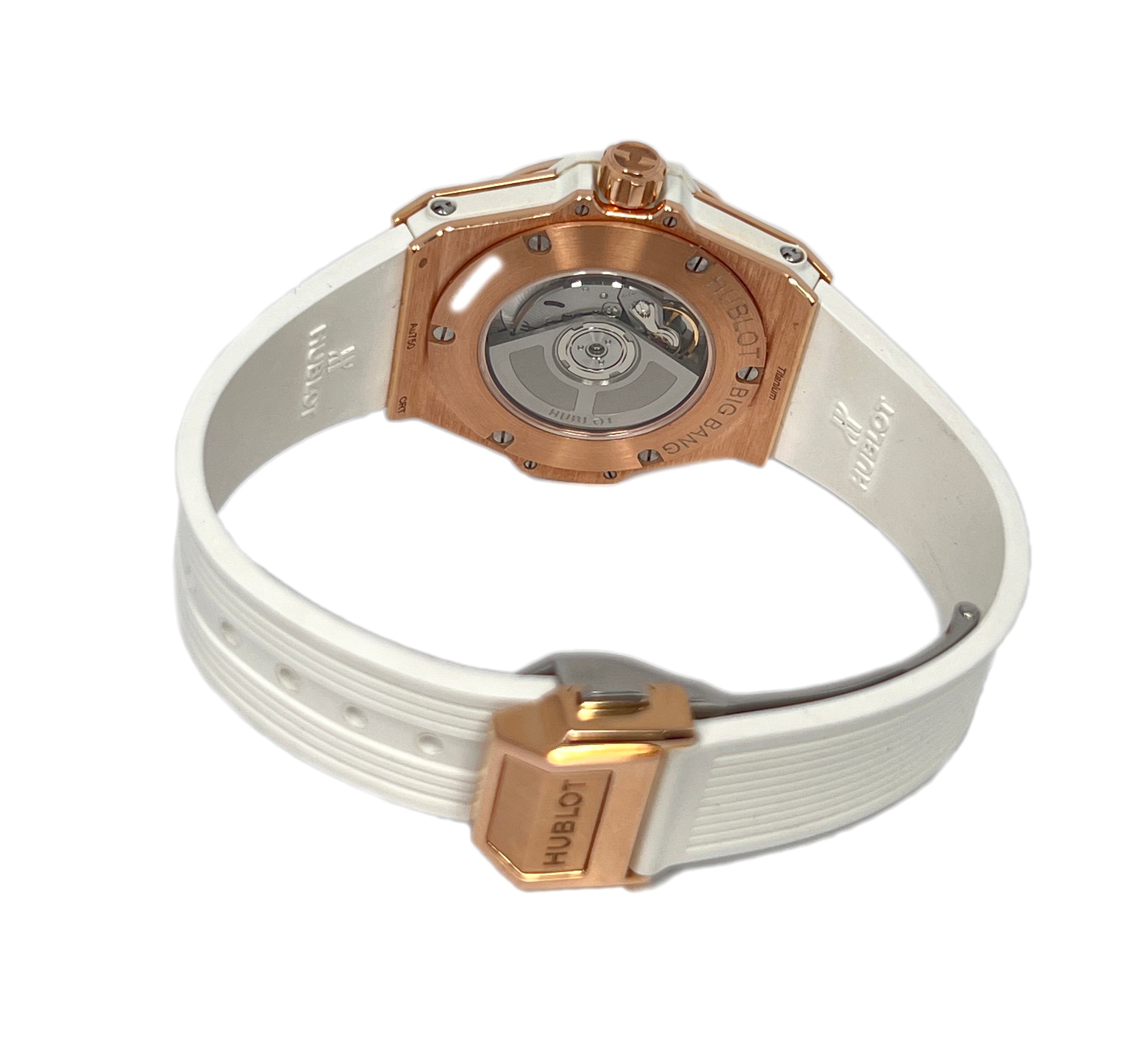 Hublot Big Bang 33mm One Click 18K King Gold & Diamonds Lady's Watch