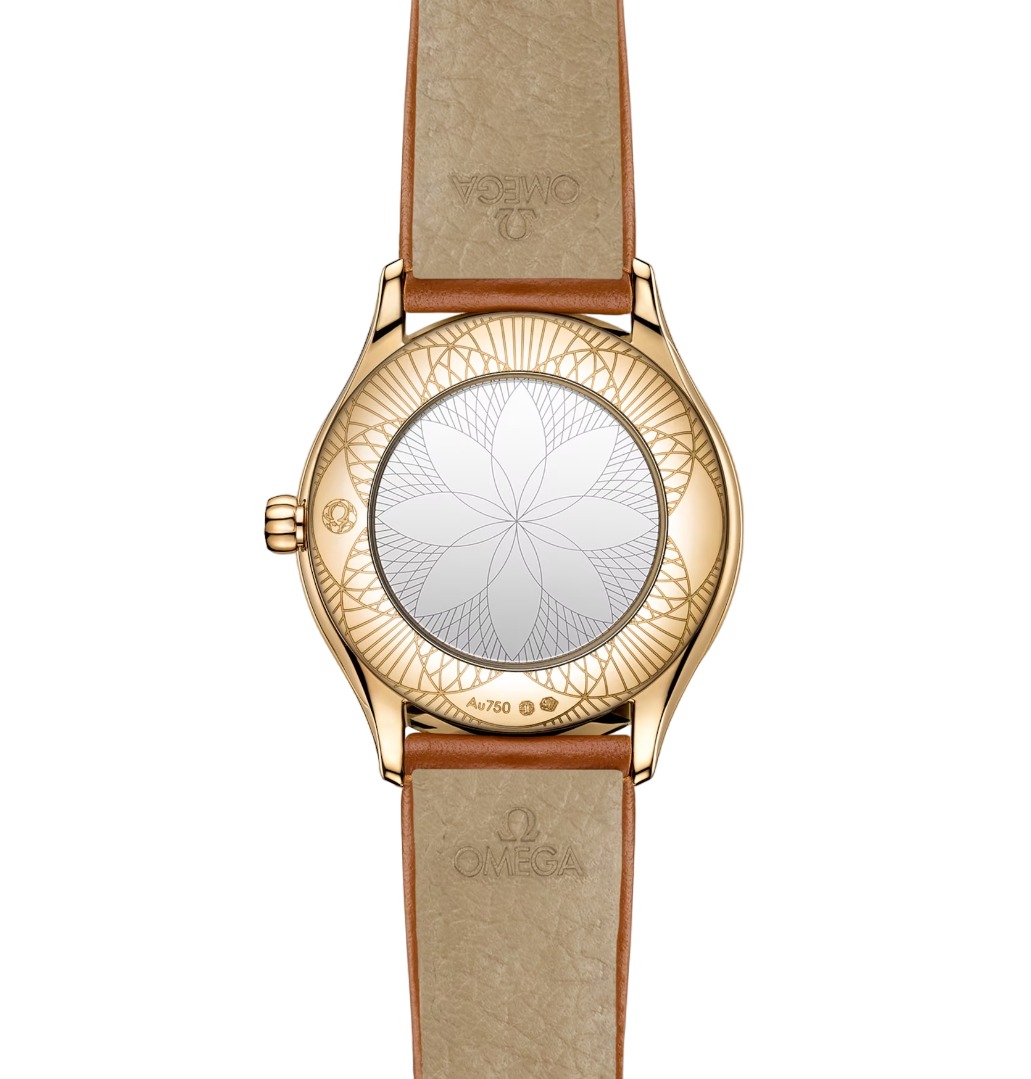 Omega De ville Mini Trésor 18K Moonshine™ Gold & Diamonds Lady's Watch - Premium Luxury Product