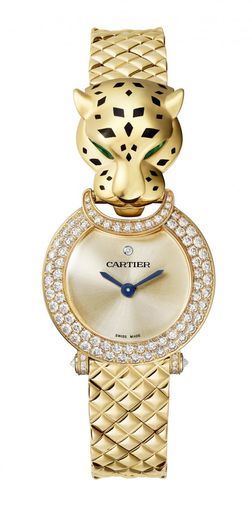 Cartier Panthere de Cartier 18K Yellow Gold & Diamonds Lady's Watch - Premium Luxury Product
