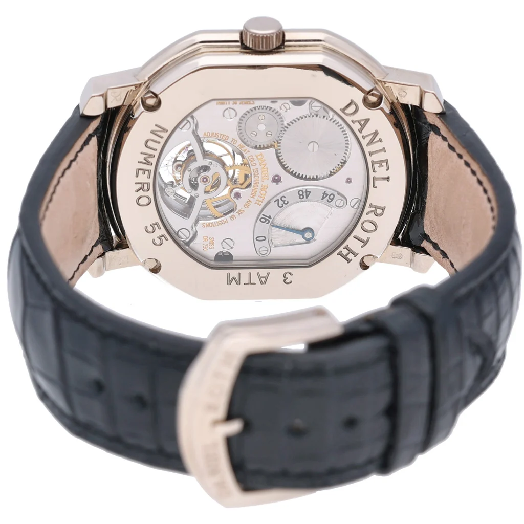 Daniel Roth Masters Tourbillon Retrograde Date  18K White Gold Men's Watch - Premium Luxury Product