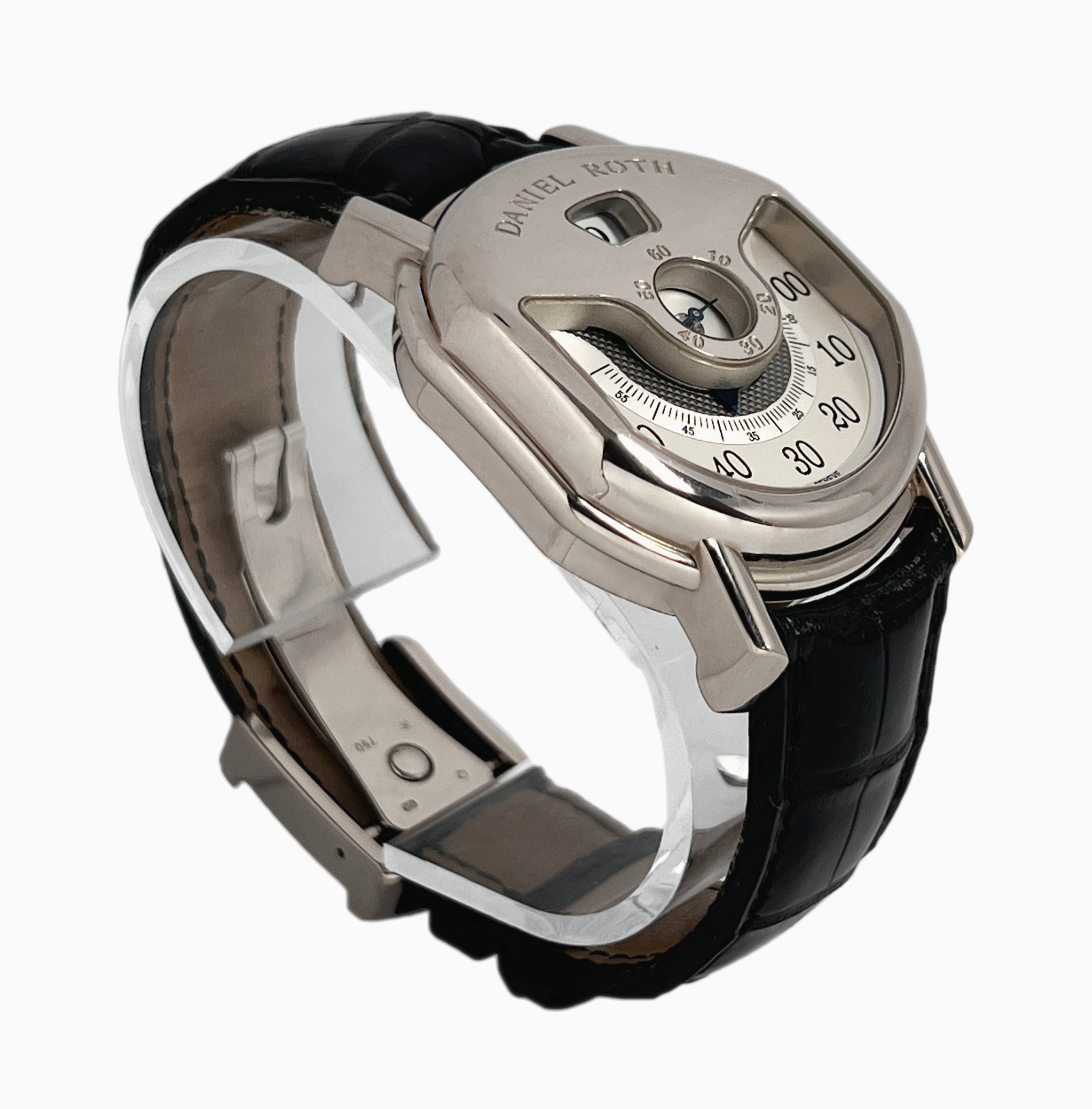 Daniel Roth Ellipsocurvex Papillon 18K White Gold Men`s Watch