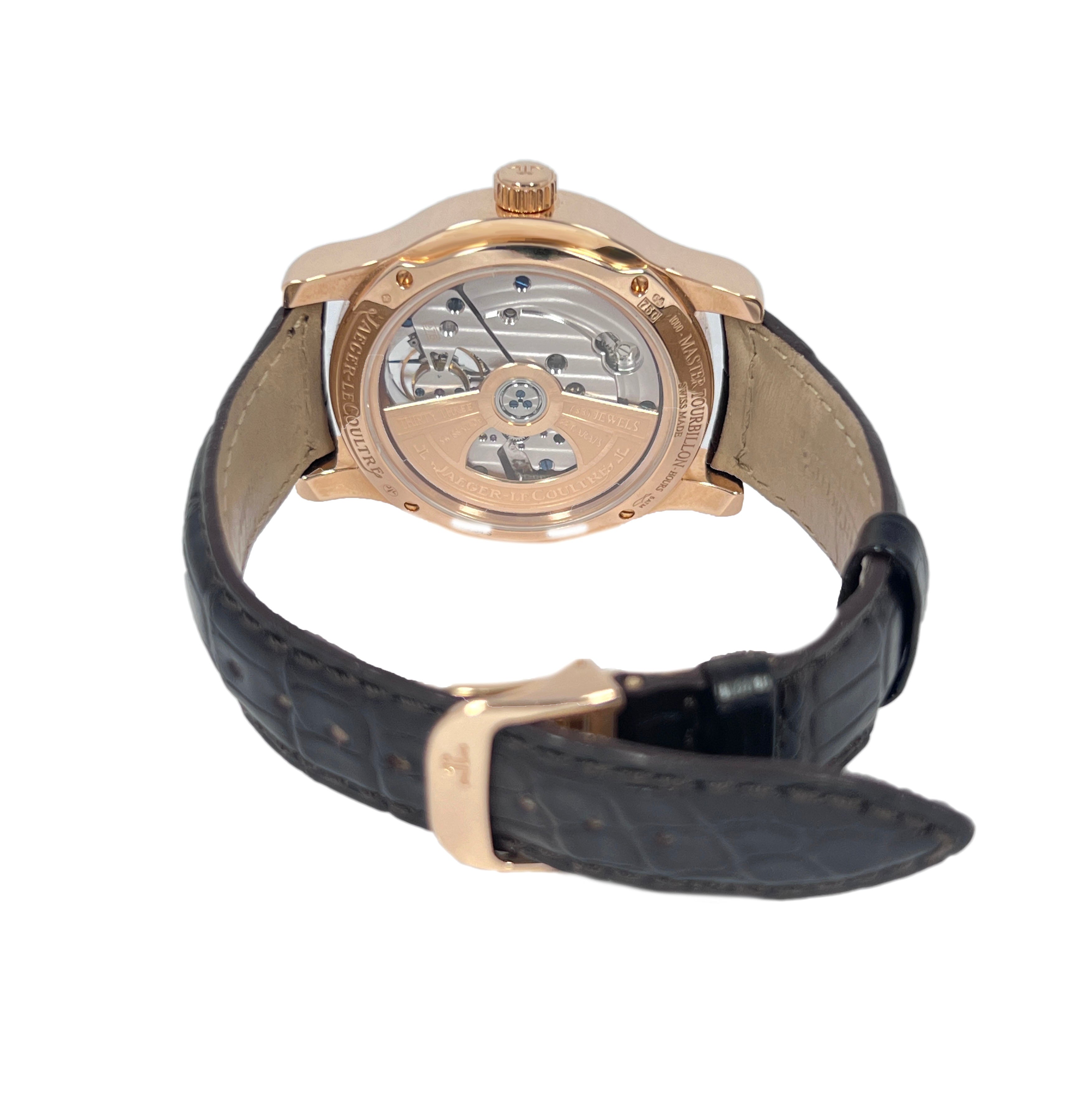 Jaeger-LeCoultre Master Tourbillon 18K Rose Gold Men's Watch