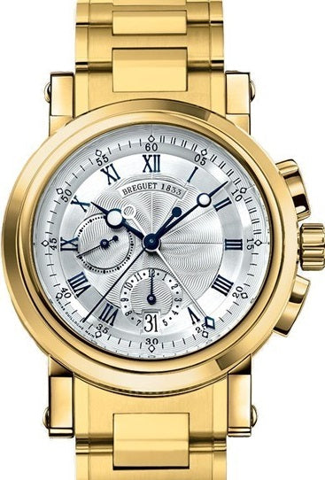 Breguet Marine Chronograph 18K Yellow gold Men's Watch - Premium Luxury Product