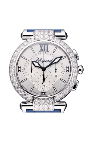 Chopard Imperiale Chronograph 18K White Gold & Diamonds Ladies Watch