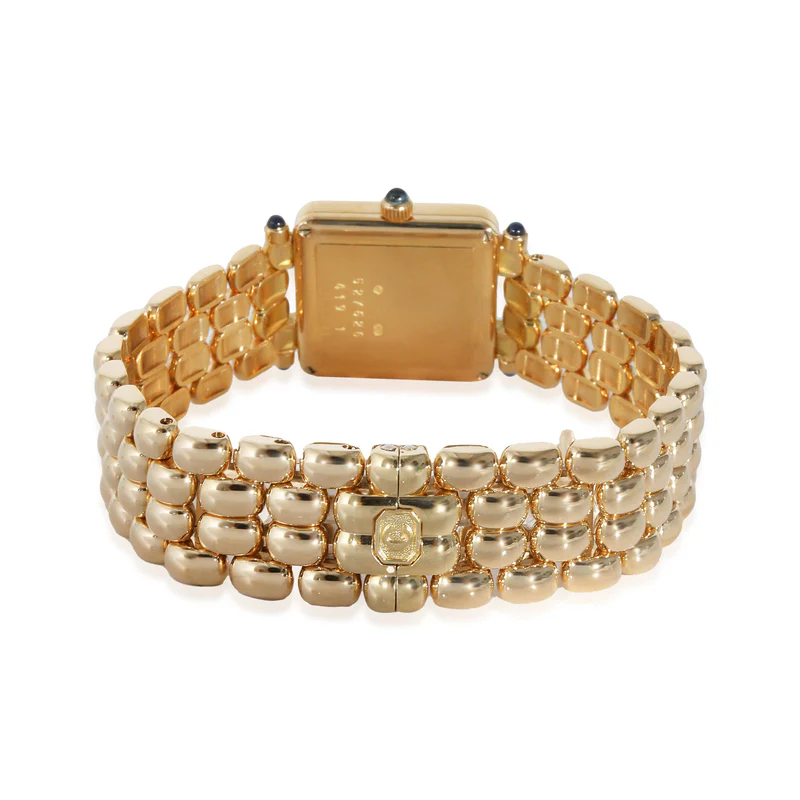 Chopard Classic Square 18K Yellow Gold & Diaminds Gold Lady's  Watch - Premium Luxury Product