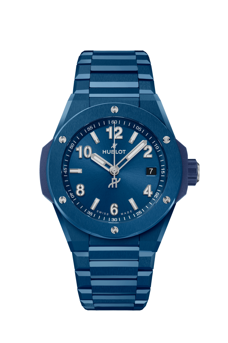 Hublot Big Bang Integrated Time Only Blue Magic Ceramic Men's Watch - Premium Luxury Product