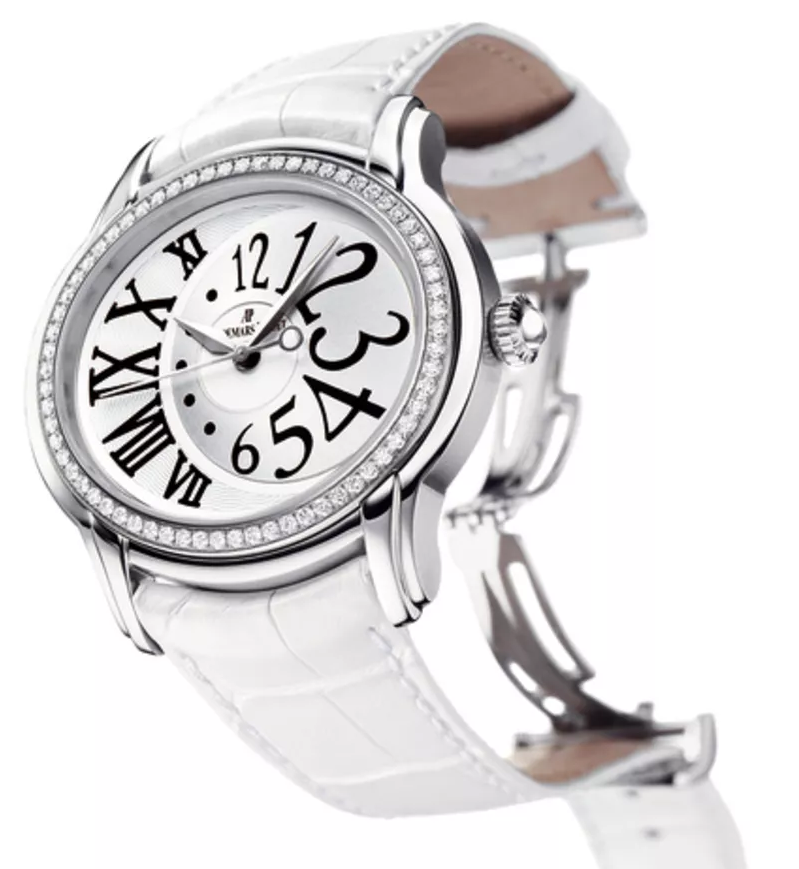 Audemars Piguet Millenary Stainless steel & Diamonds Lady's Watch