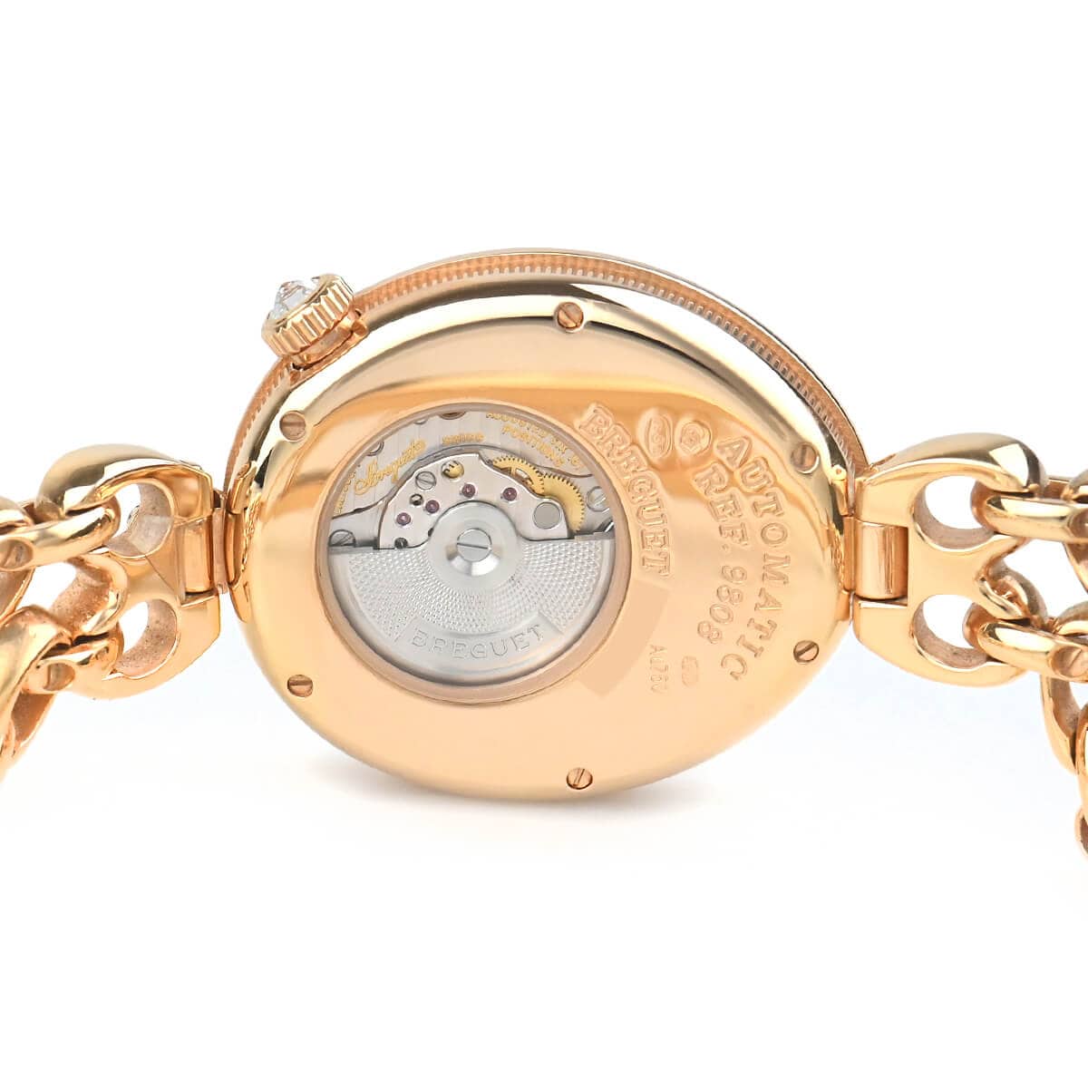 Breguet Reine de Naples 18K Rose Gold & Diamonds Lady's Watch - Premium Luxury Product