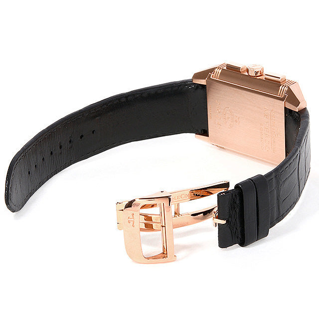 Jaeger-LeCoultre Reverso Squadra Chronograph GMT 18K Rose Gold Men's Watch - Premium Luxury Product