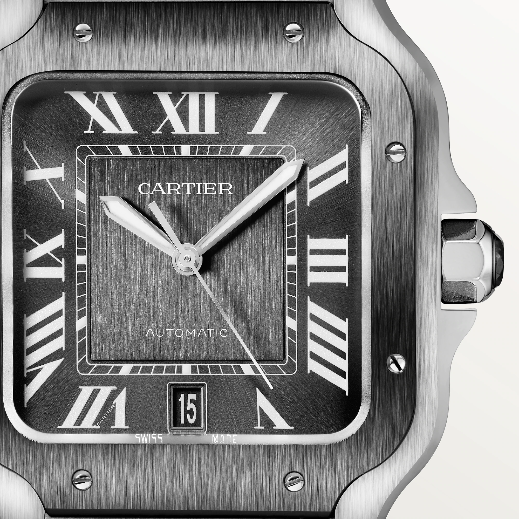 Cartier Santos Stainless Steel Men's Watch