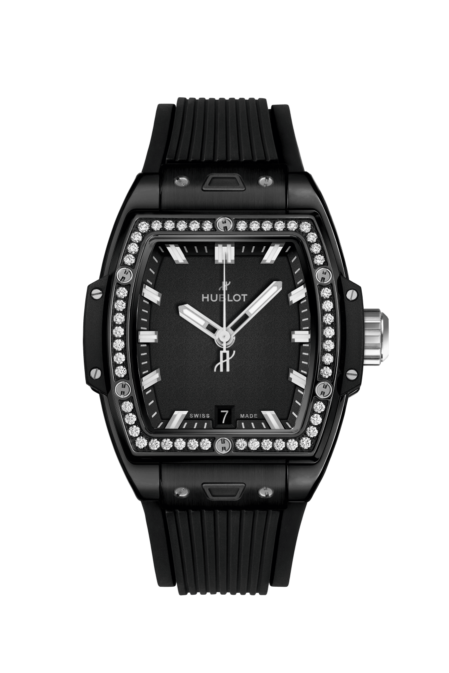 Hublot Spirit of Big Bang Black Ceramic & Diamonds Lady's Watch - Premium Luxury Product