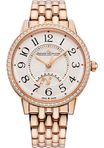 Jaeger-Lecoultre Rendez-Vous  Classic Night & Day 18K Rose Gold & Diamonds Lady's Watch - Premium Luxury Product