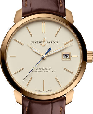 Ulysse Nardin San Marco Classico 18K Rose Gold Men's Watch