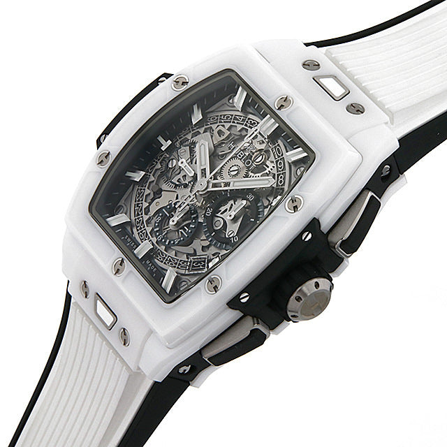 Hublot Spirit of Big Bang Chronograph White Ceramic Man's Watch