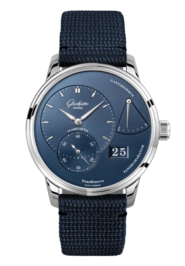 Glashutte Original Pano Matic Lunar Stainless steel Men's Watch - Premium Luxury Product