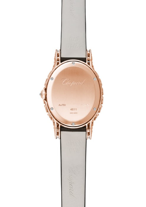 Chopard L’Heure Du Diamant Small Oval 18K Rose Gold & Diamonds Ladies Watch