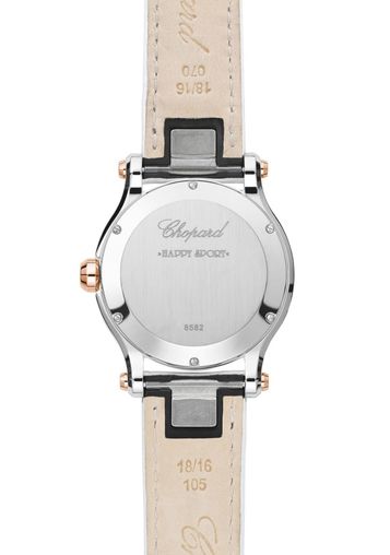 Chopard Happy Sport Stainlees steel and Ethical Rose Gold & Diamonds Ladies Watch