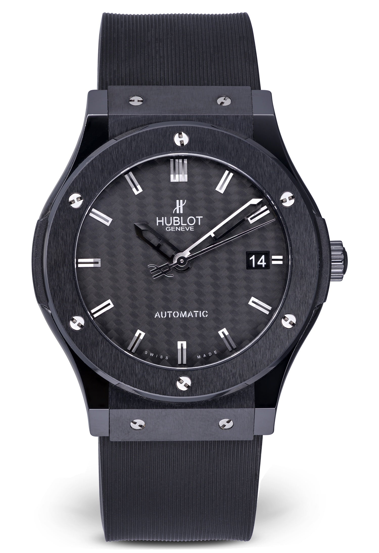 Hublot Classic Fusion Automatic Ceramic Rubber Men's Watch - Premium Luxury Product