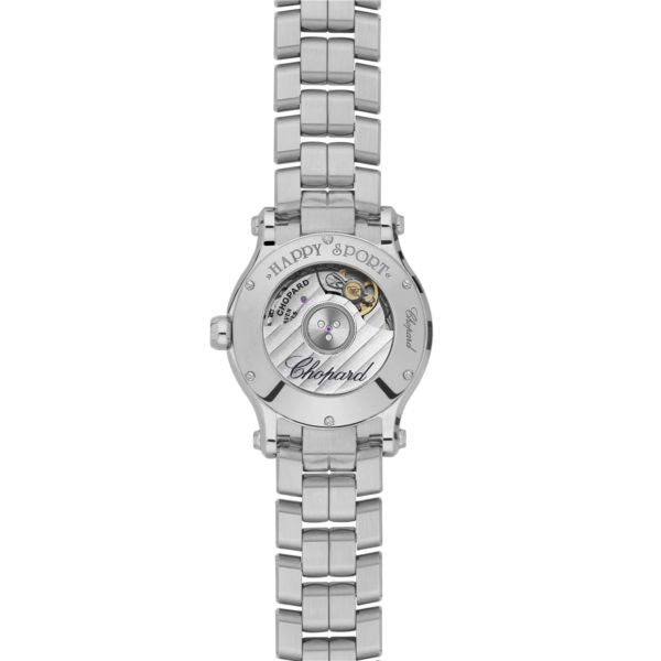 Chopard Happy Sport Stainlees steel & Diamonds Ladies Watch