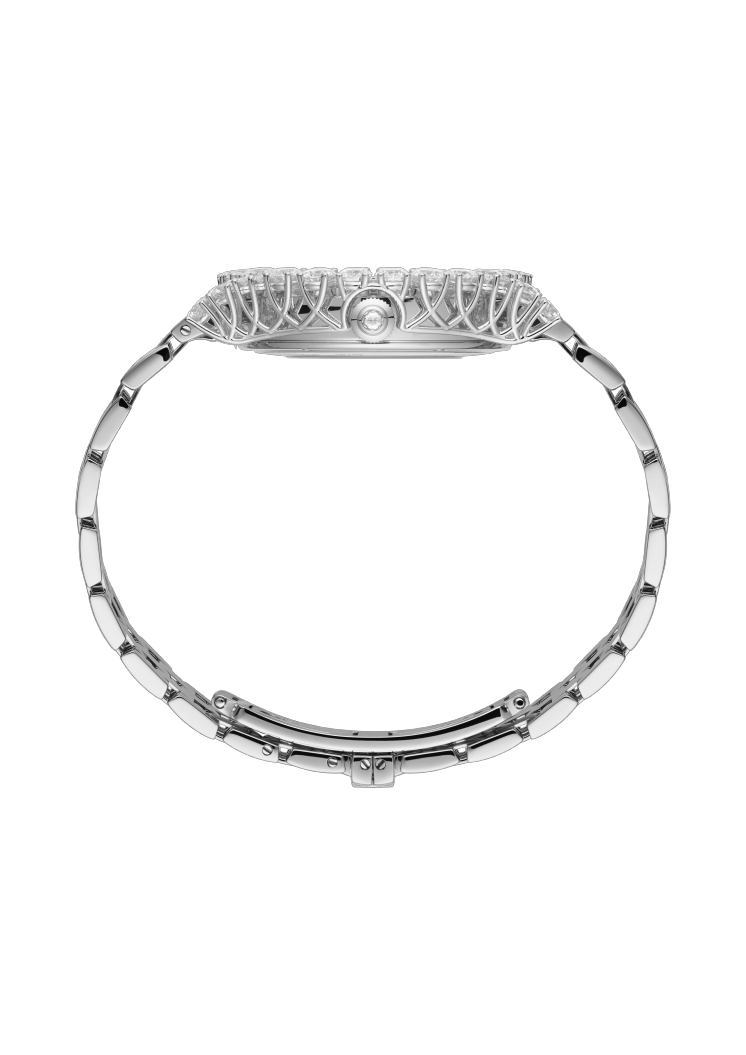 Chopard L’Heure Du Diamant Small Oval 18K White Gold & Diamonds Ladies Watch