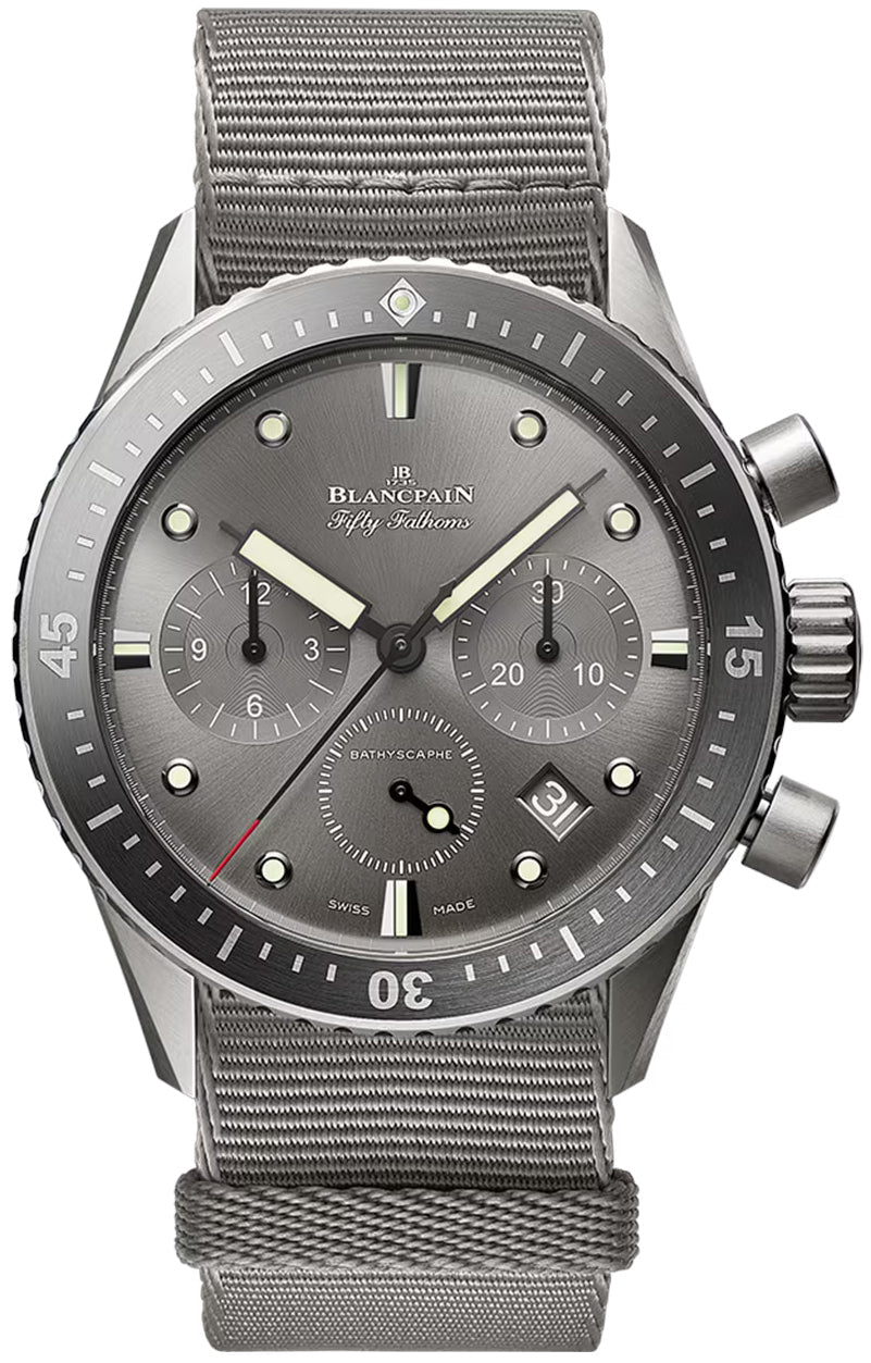 Blancpain Fifty Fathoms Bathyscaphe Titanium Men's Watch - Premium Luxury Product