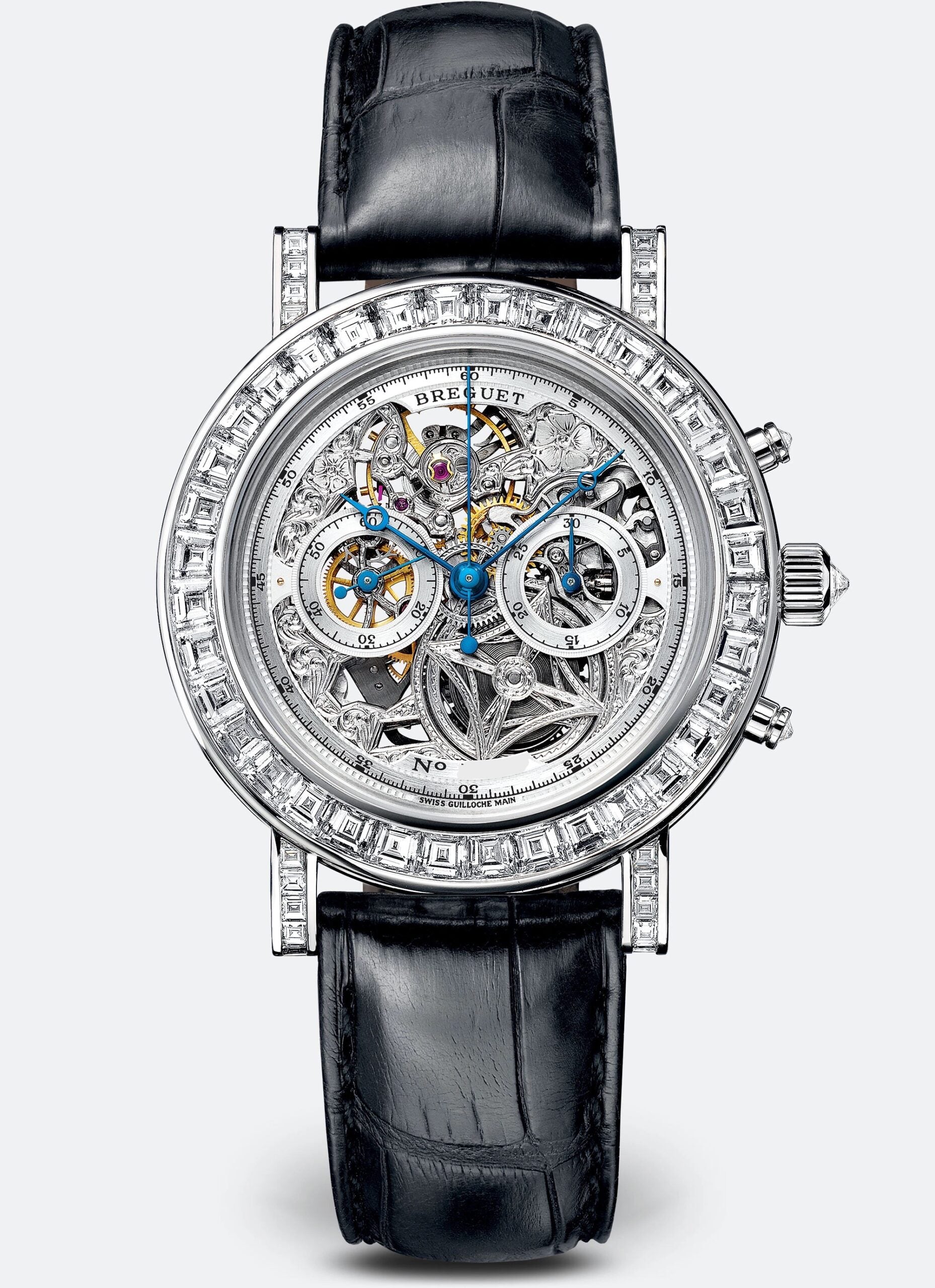 Breguet Classique 5238 18K White Gold &amp; Diamonds Unisex Watch - Premium Luxury Product