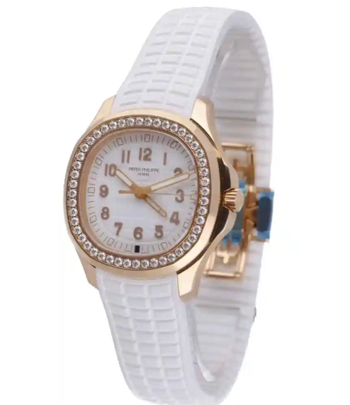 Patek Philippe Aquanaut 18K Rose Gold & Diamonds Ladies Watch