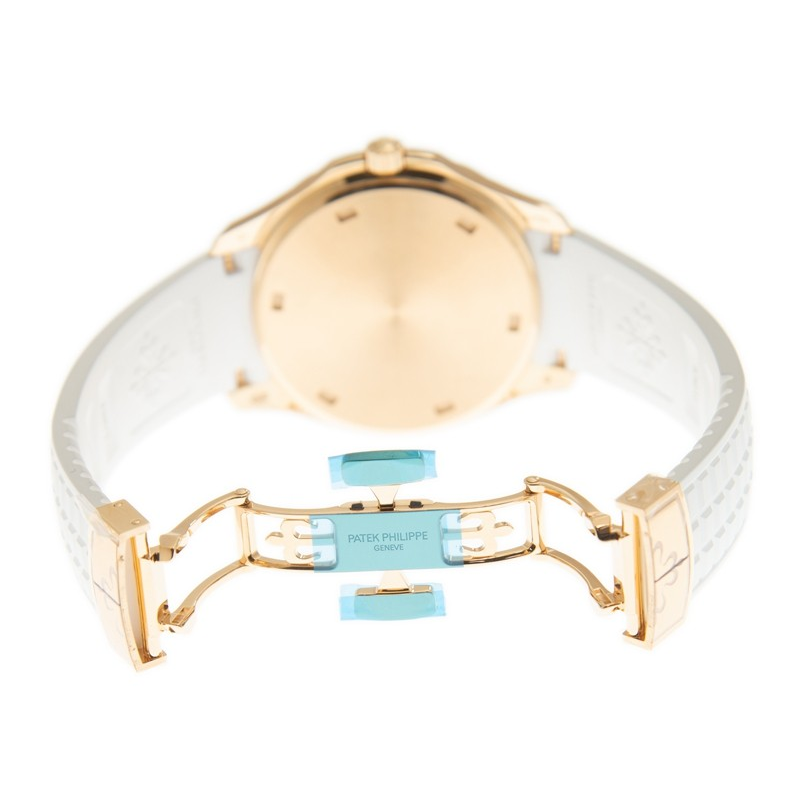 Patek Philippe Aquanaut 18K Rose Gold & Diamonds Ladies Watch