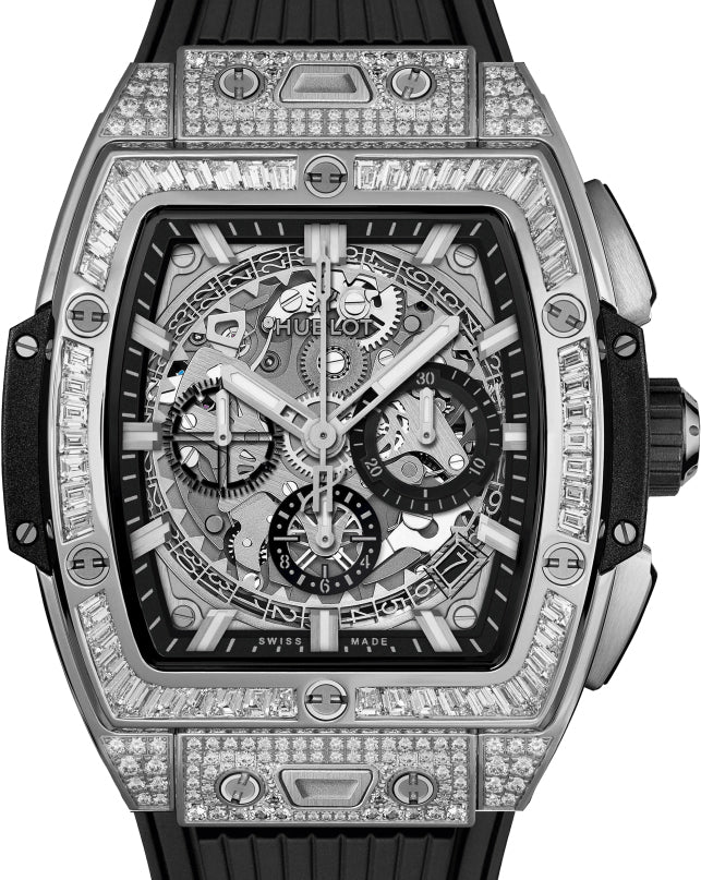 Hublot Spirit of Big Bang Chronograph Titanium & Diamonds Man's Watch - Premium Luxury Product