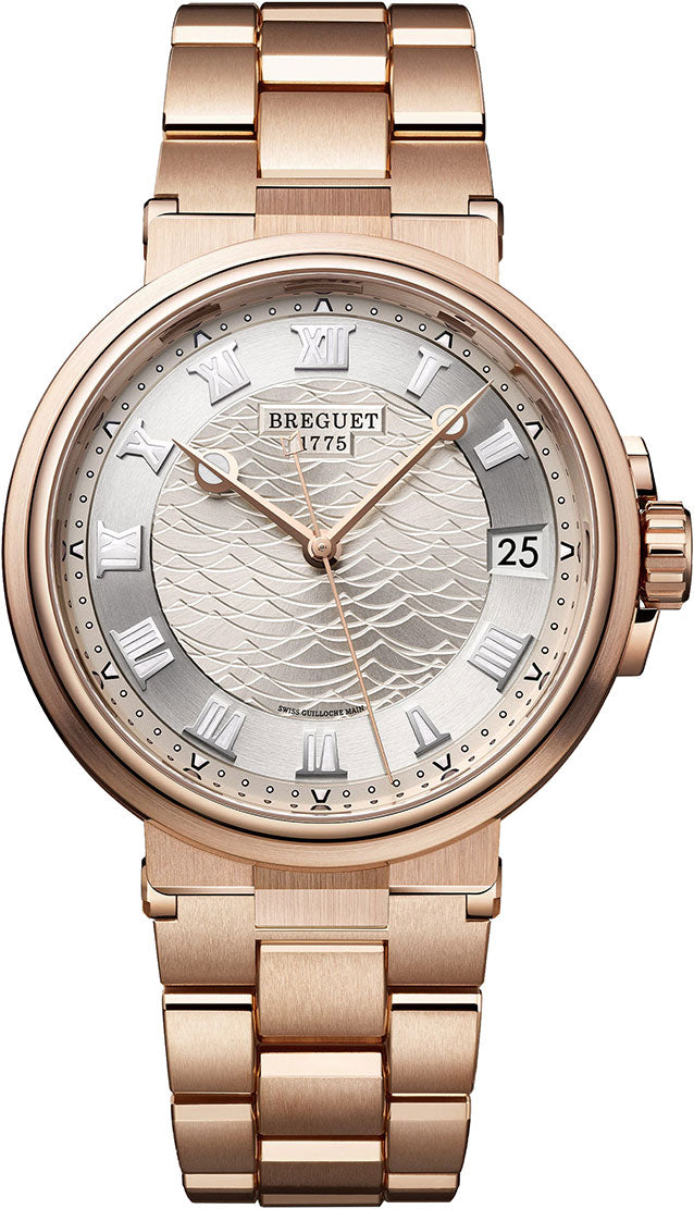 Breguet Marine 5517 18K Rose Gold Men's Watch - Premium Luxury Product