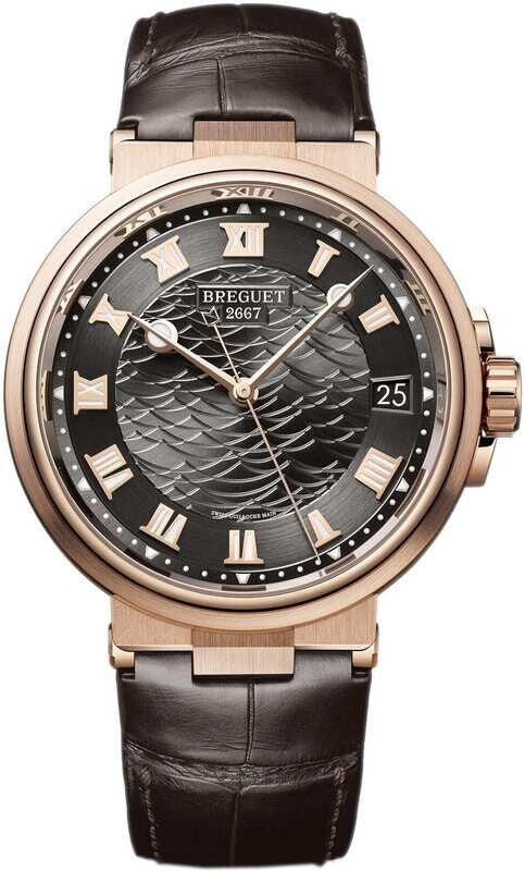 Breguet Marine 5517 18K Rose Gold Men's Watch - Premium Luxury Product