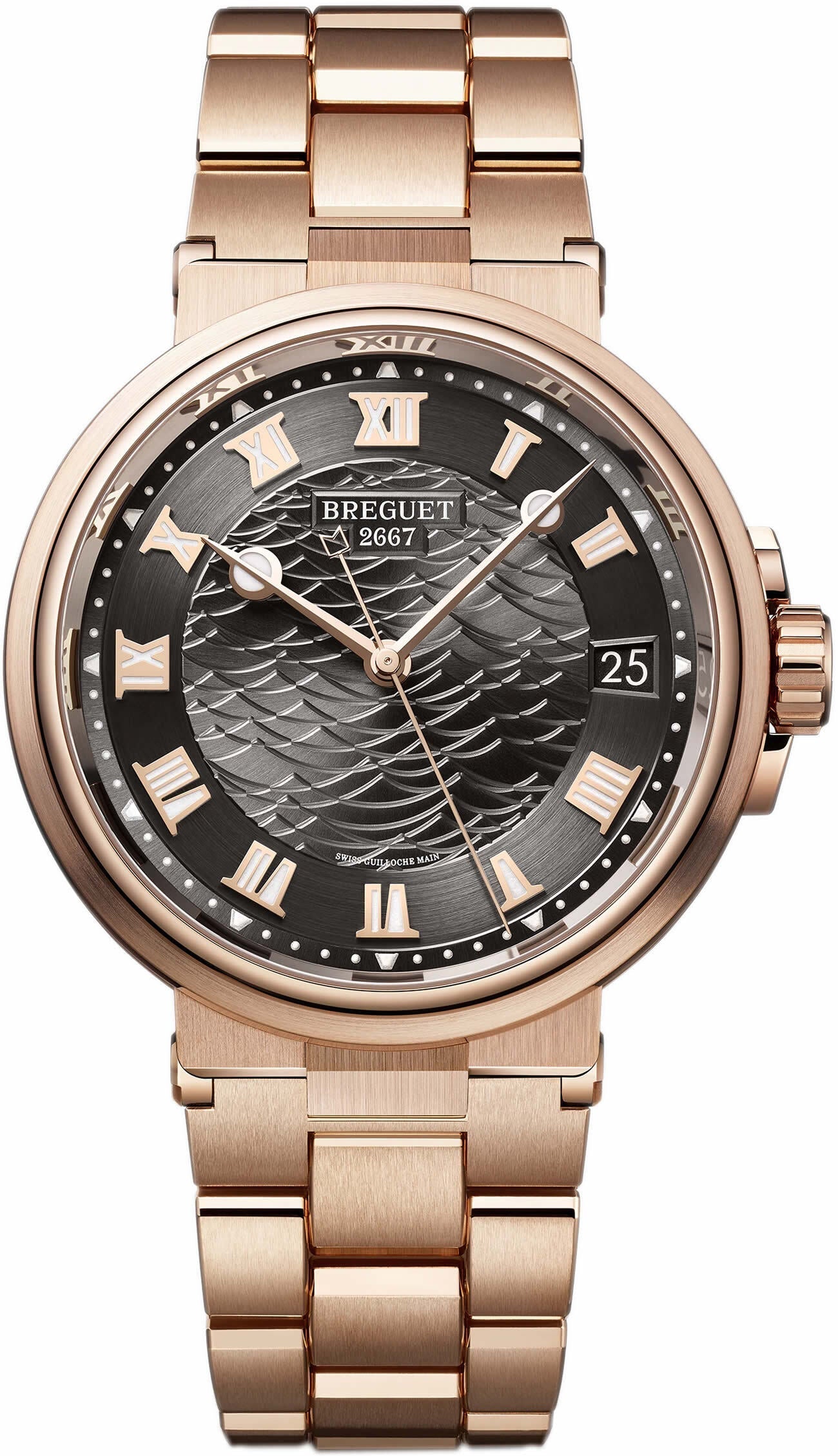 Breguet Marine 5517 18K Rose Gold Men's Watch - Premium Luxury Product