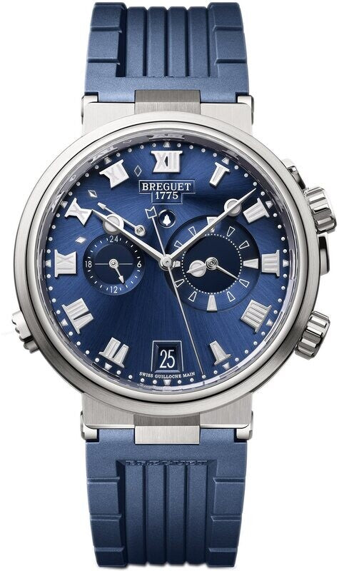 Breguet Marine 5547 Marine Alarme Musicale Titanium Men's Watch - Premium Luxury Product