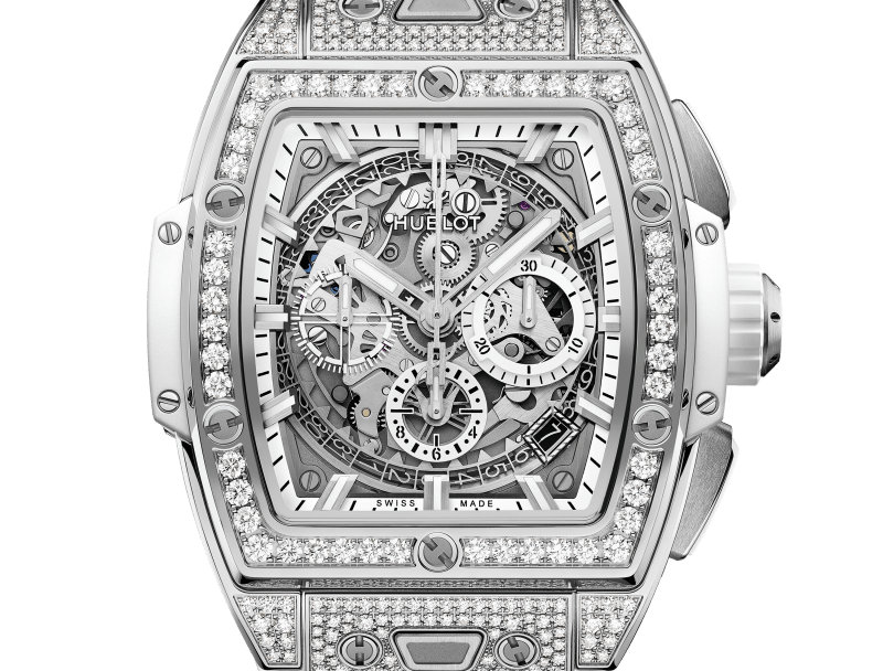Hublot Spirit of Big Bang Chronograph Titanium & Diamonds Man's Watch - Premium Luxury Product