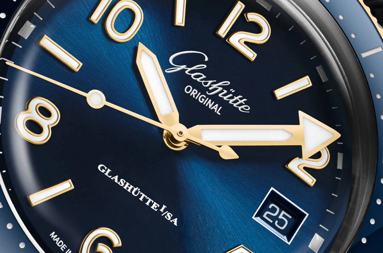 Glashutte Original Spezialist SeaQ Stainless steel & Yellow gold Men's Watch - Premium Luxury Product