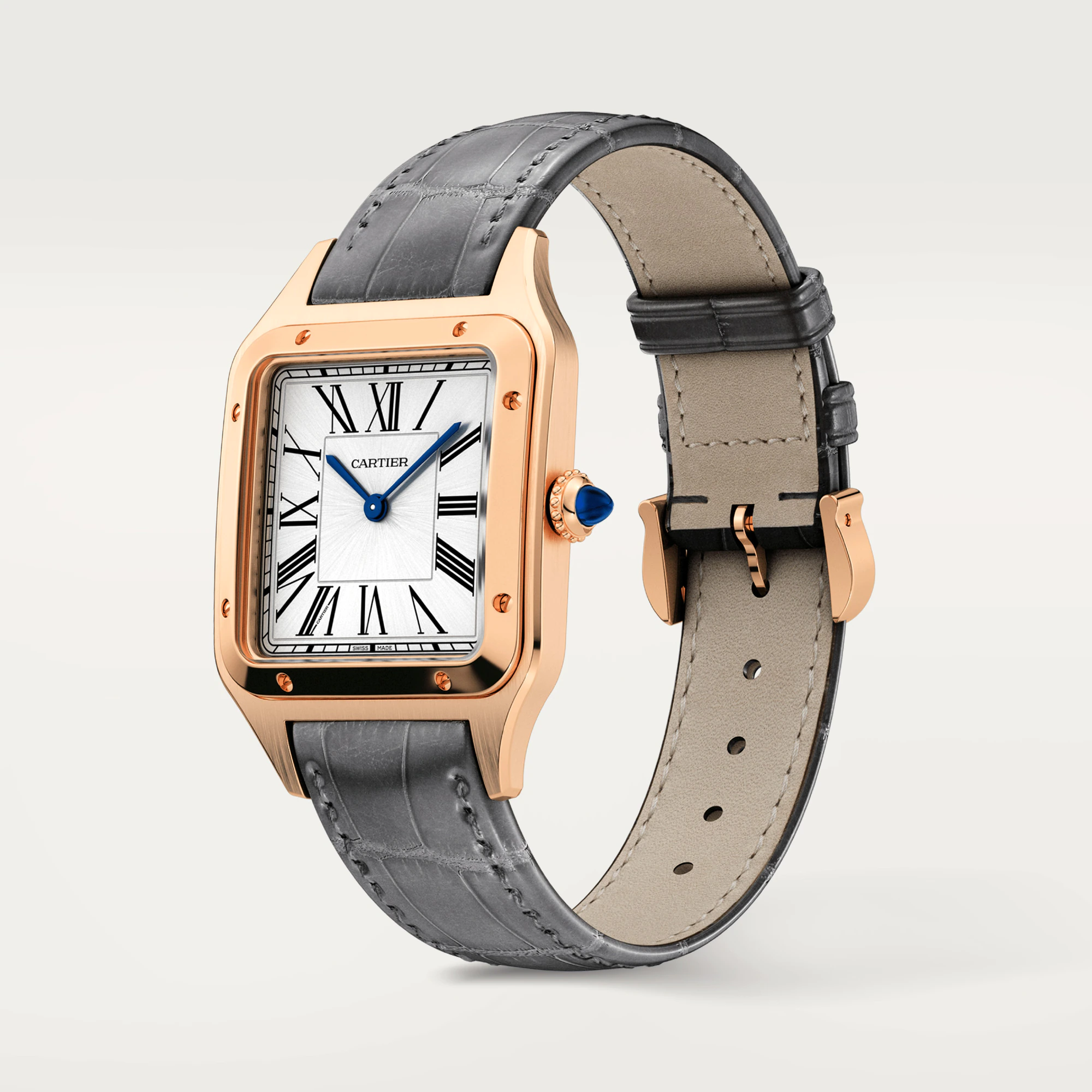 Cartier Santos 18K Rose Gold Unisex  Watch