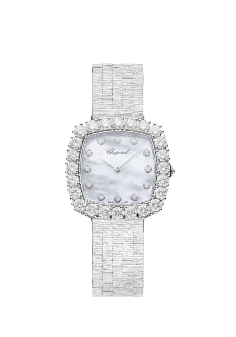 Chopard L’Heure Du Diamant 18K White Gold & Diamonds Ladies Watch - Premium Luxury Product