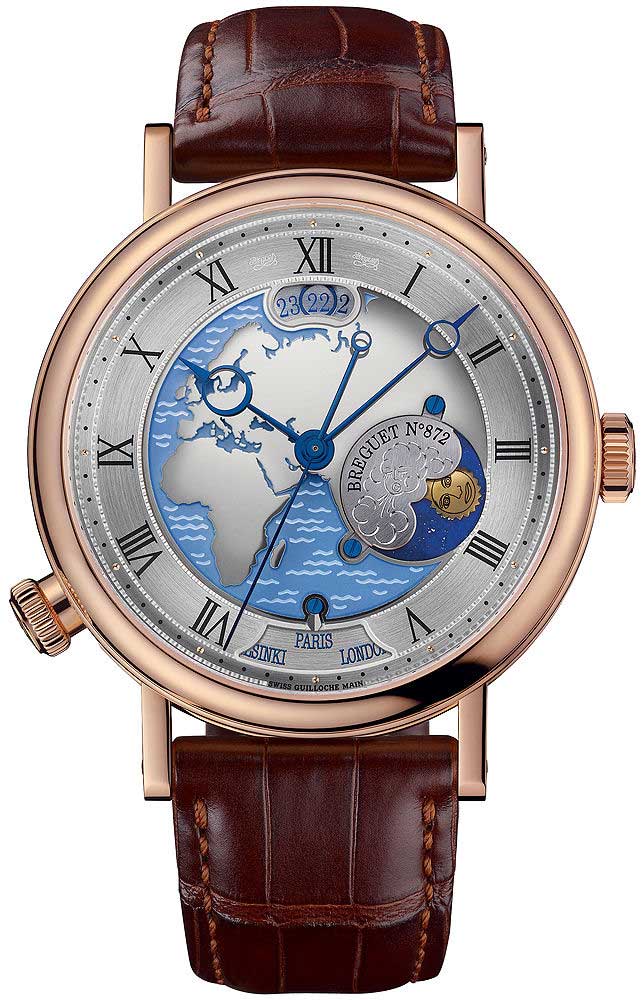 Breguet Classique Hora Mundi "Europe" 18K Rose Gold Men's Watch - Premium Luxury Product