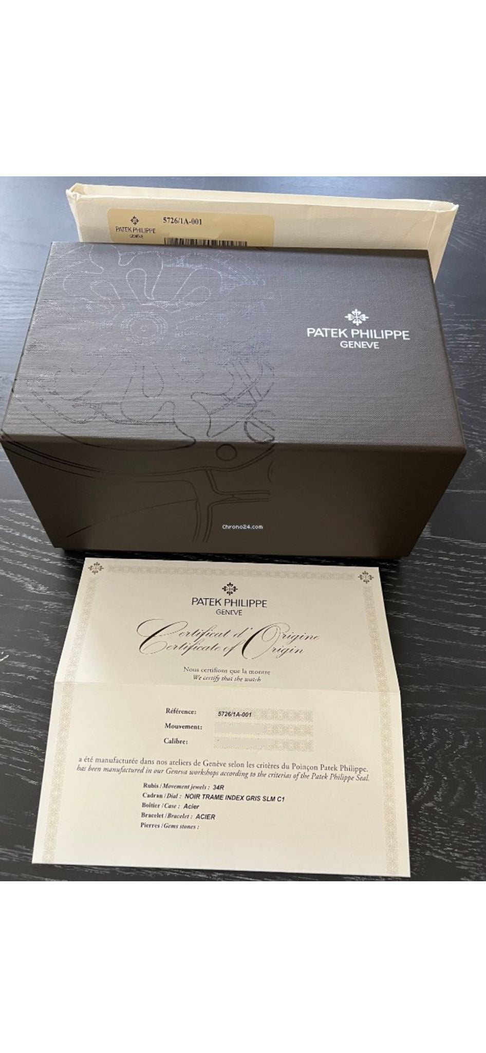 Patek Philippe Nautilus Annual Calendar Stainless Steel Men's Watch