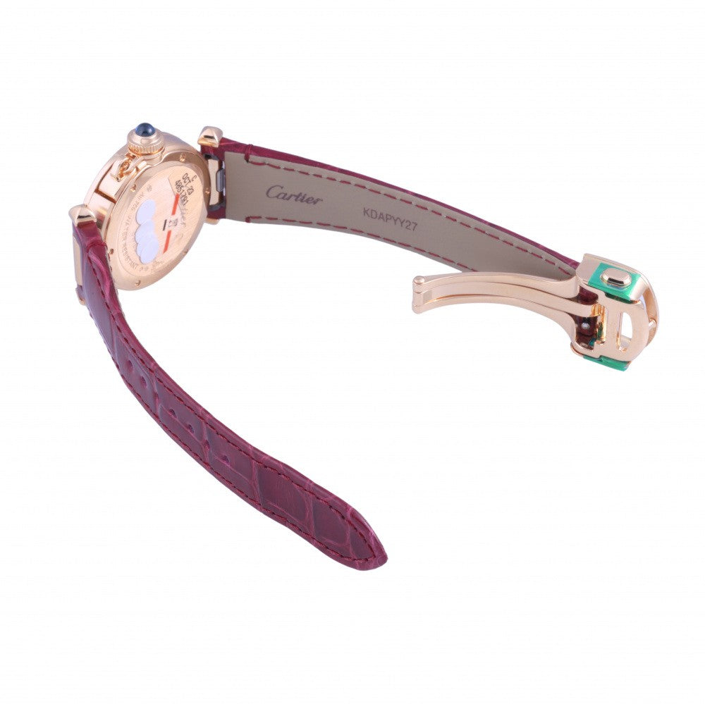 Cartier Pasha 30 mm Rose Gold & Diamonds Lady's Watch - Premium Luxury Product