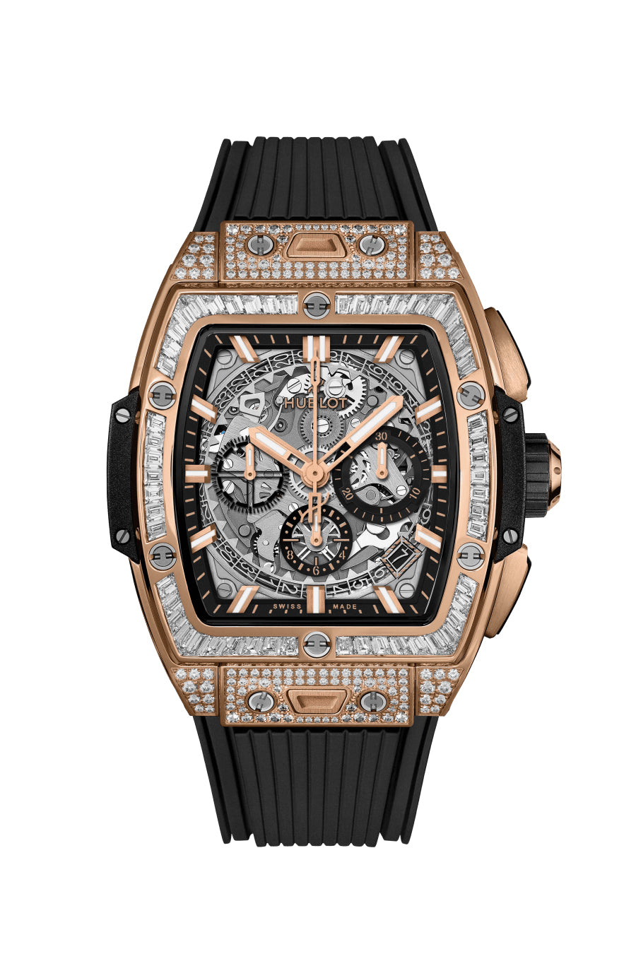 Hublot Spirit of Big Bang Chronograph 18K King Gold & Diamonds Man's Watch - Premium Luxury Product