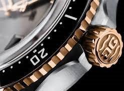 Glashutte Original Spezialist SeaQ Panorama Date Stainless steel & Red Gold Men's Watch